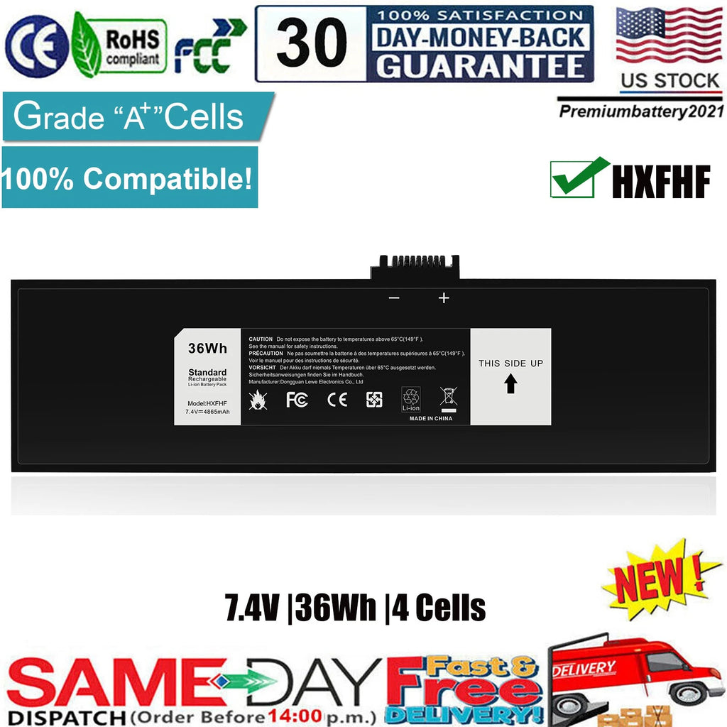 ?HXFHF VT26R Battery for Dell Venue 11 Pro 7130 7139 7310 Tablet PC VJF0X XNY66