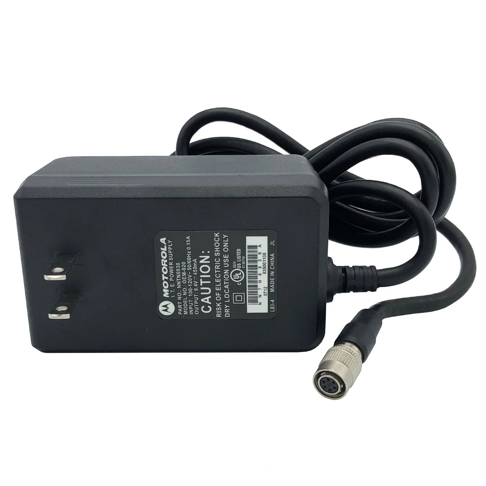 NEW Genuine Motorola Adapter OEM-020 NNTN6938 Power Supply 8.4V 450mA Charger
