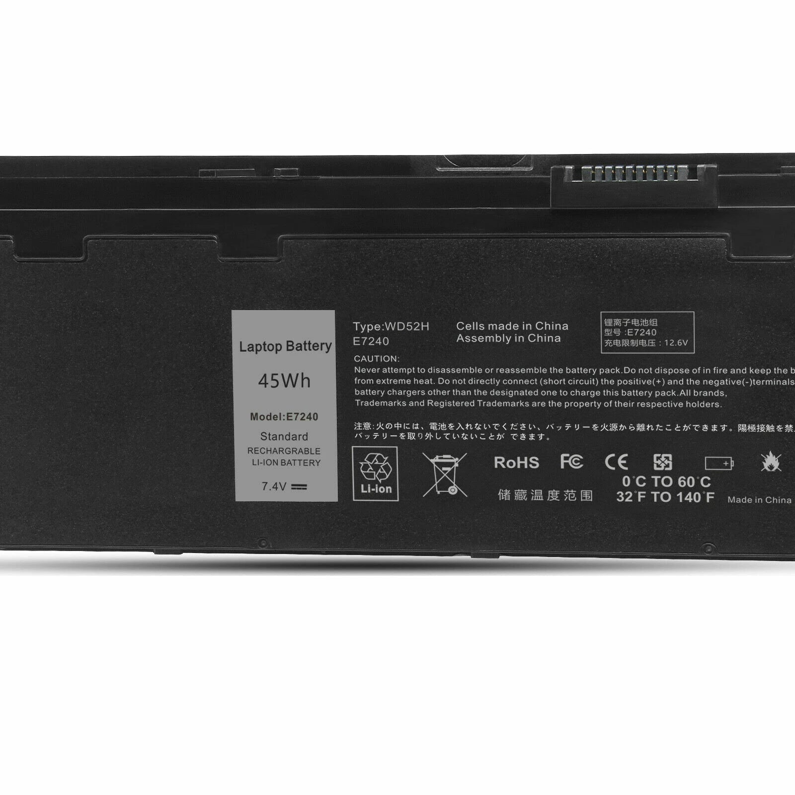 Laptop Battery For Dell Latitude E7240 GVD76 WD52H KWFFN J31N7 HJ8KP NCVF0 45Wh