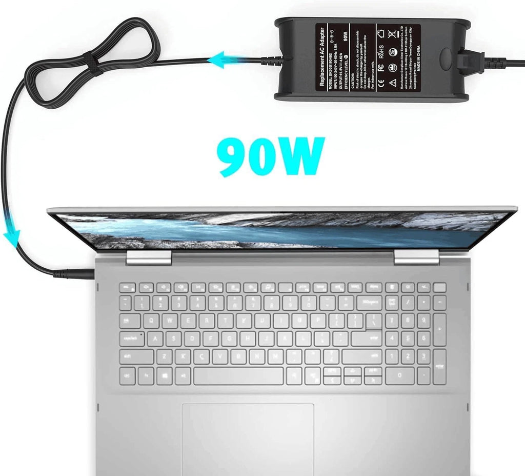 Latitude Charger For Dell Power AC Adapter 90W 7470 7480 7490 5480 5580 W/ Cord
