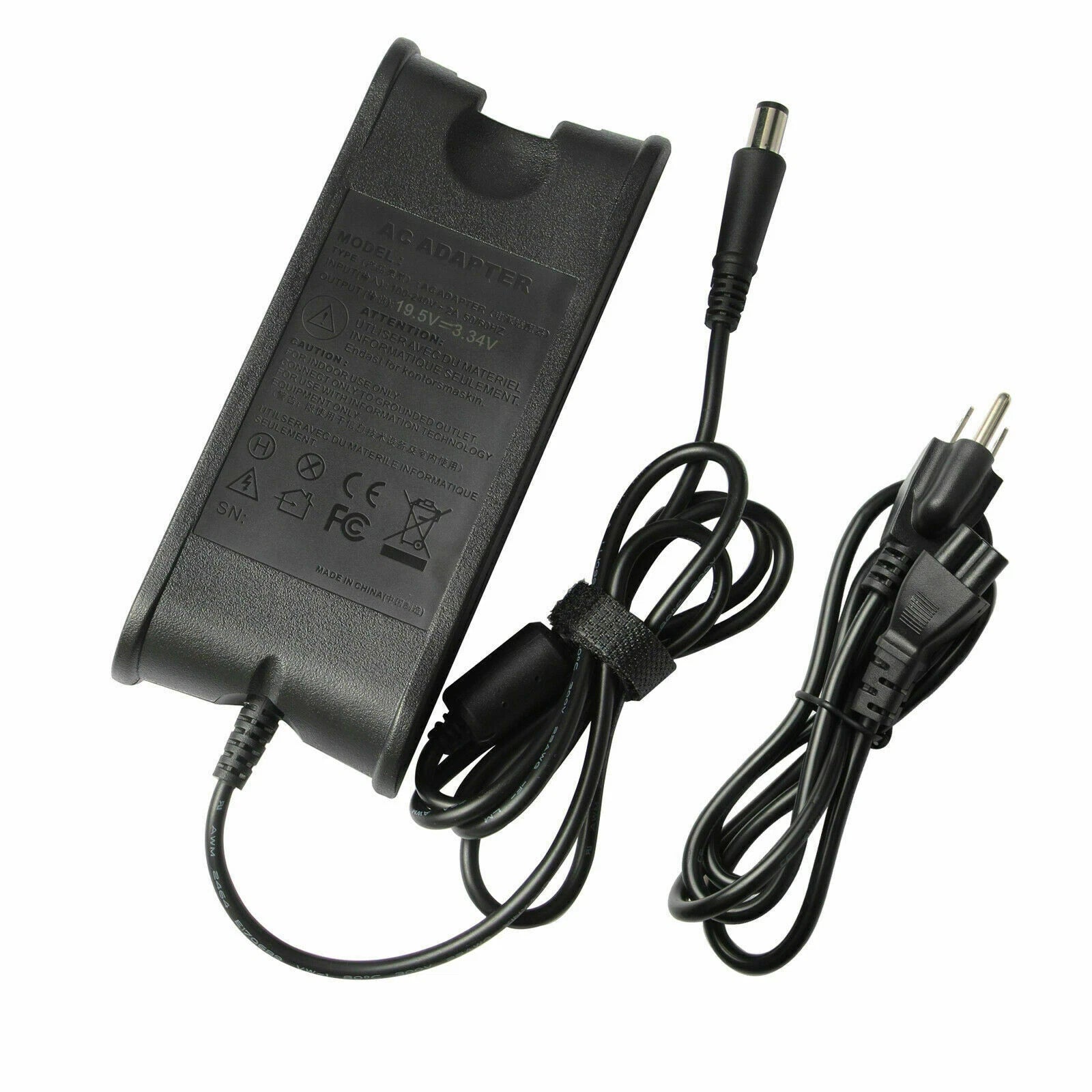 65W AC Adapter Charger For Dell Inspiron 14-3480 15-3583 15-5580 15-7580 14-7472