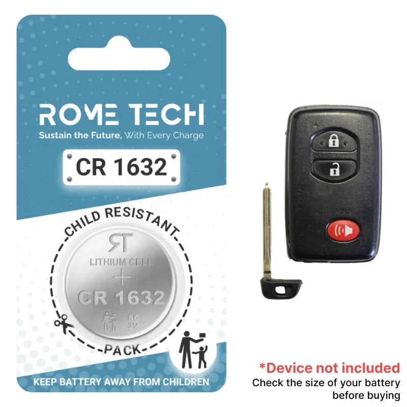 Key Fob Battery Replacement for Toyota 4Runner 2022 2021 2020-1999 1 or 2 Pack