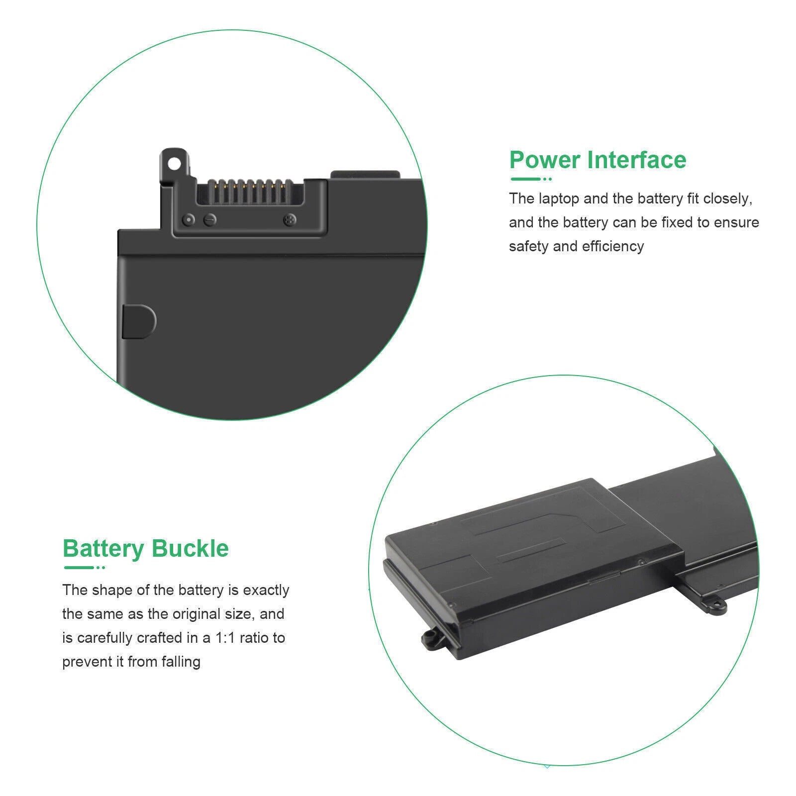CI03XL Battery for HP ProBook 640 645 G2 650 655 G2 801554-001 HSTNN-LB6T 51Wh