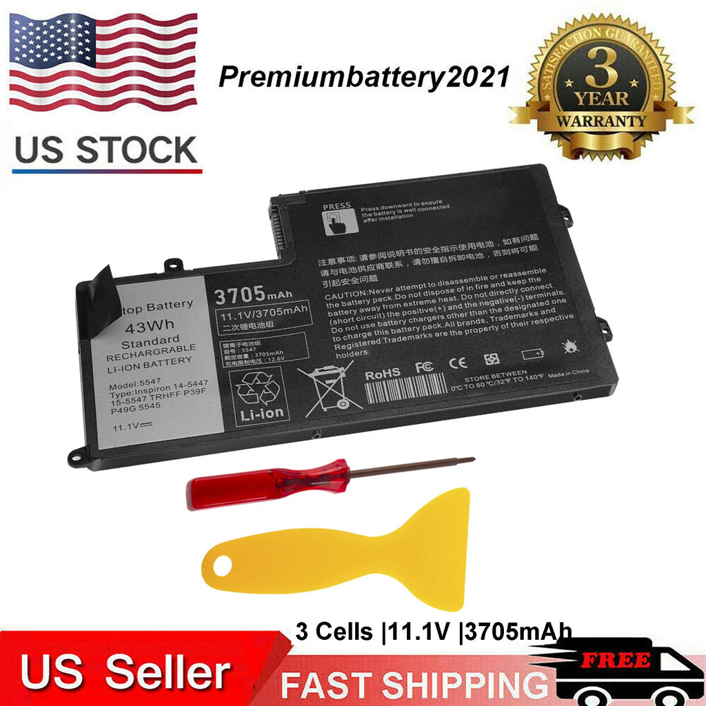 ?43Wh TRHFF Battery For Dell Inspiron 15-5547 5545 5548 N5447 Latitude 3450 3550