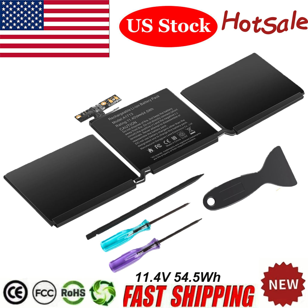 A1708 A1713 Battery for MacBook Pro 13" A1708 Late 2016 Mid 2017 EMC 2978