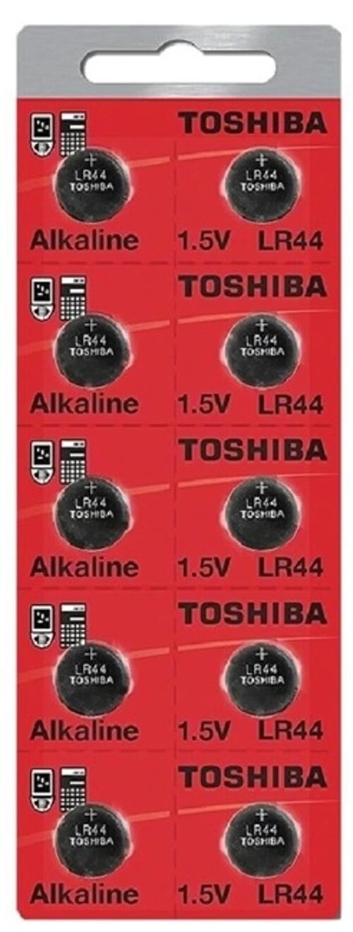 LR44 / AG13 Toshiba 1.5V Alkaline Pack Of 20 Button Cell Batteries EXP 2024