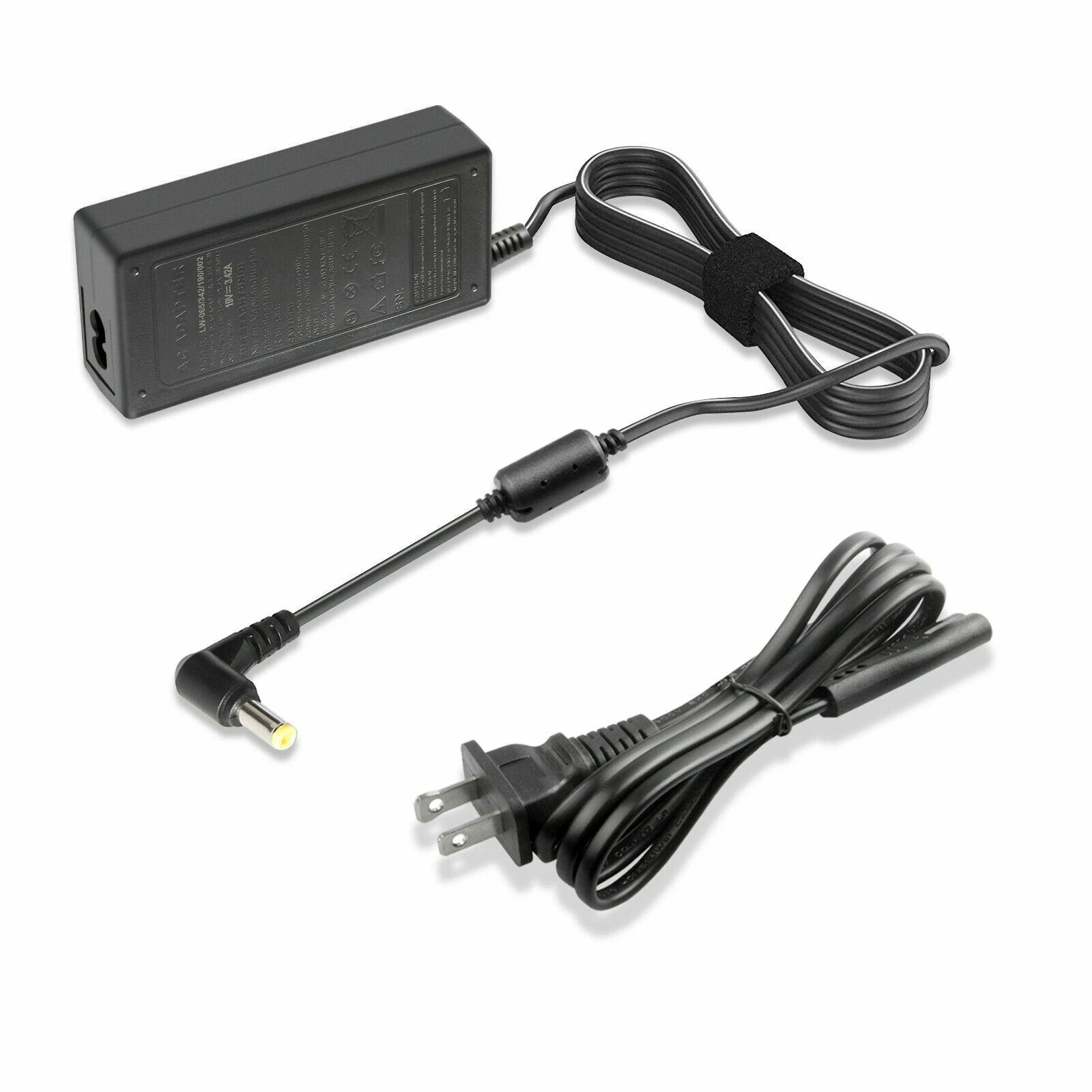 New 65W 19V 3.42A AC Adapter Laptop Charger For Toshiba Satellite Power Cord US
