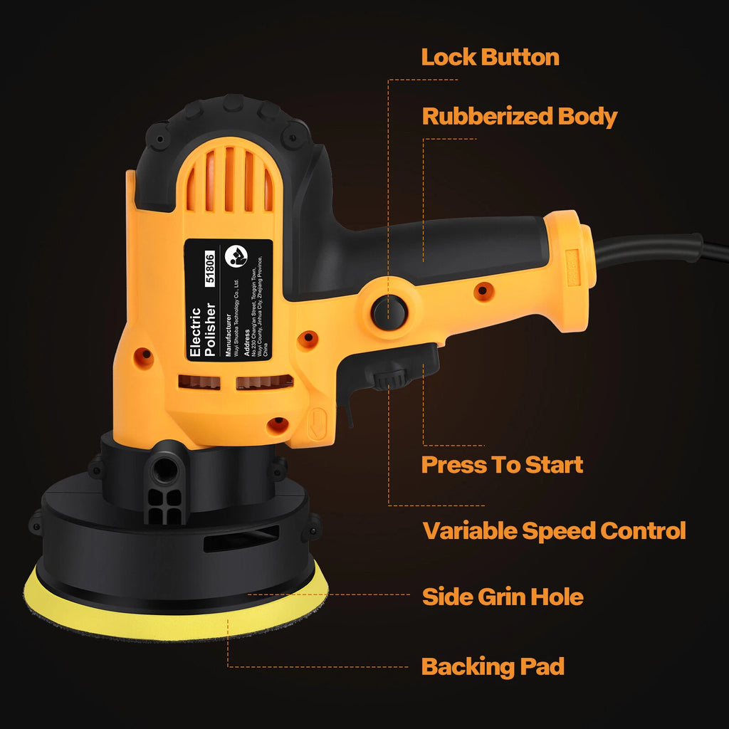 ??1000W Polisher 4" - 5" Mini Car Detailing Buffer Sander Machine Kits 125mm
