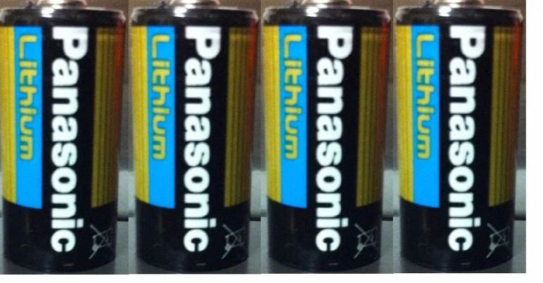 New "4" Panasonic CR123A 3V Battery 5816 5815 5800PIR-RES 5853 5890PI 5808W3