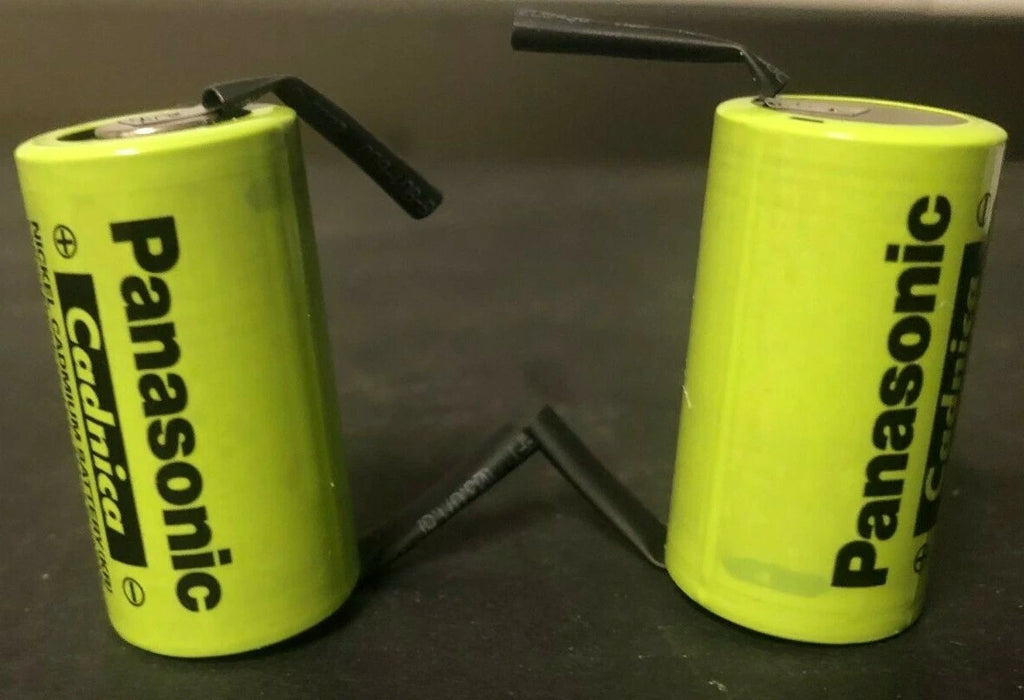 Brand New "2" Panasonic N-1900SCR 1.2V 1900mAh Sub C Ni-Cd Battery w/ Tabs