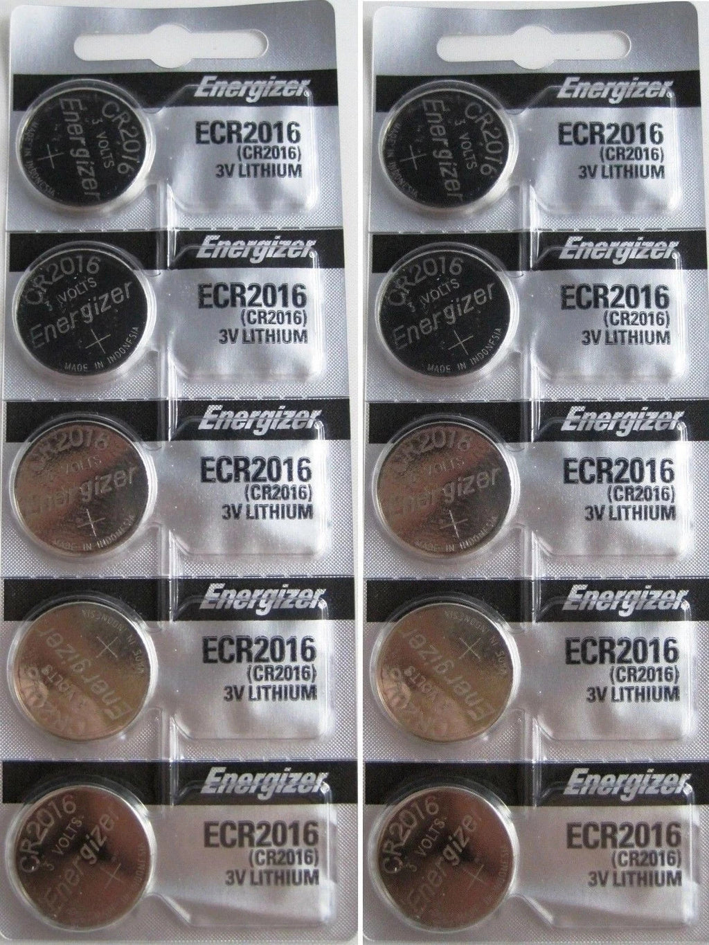 50 NEW ENERGIZER CR2016 CR 2016 BL DL2016 ECR 2016 3v LITHIUM Batteries Exp 2032