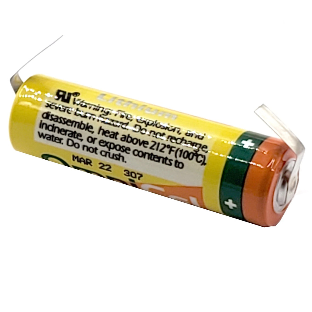 OmniCel ER14505HD 3.6V AA Lithium Battery w/ Tabs Sensors Detectors
