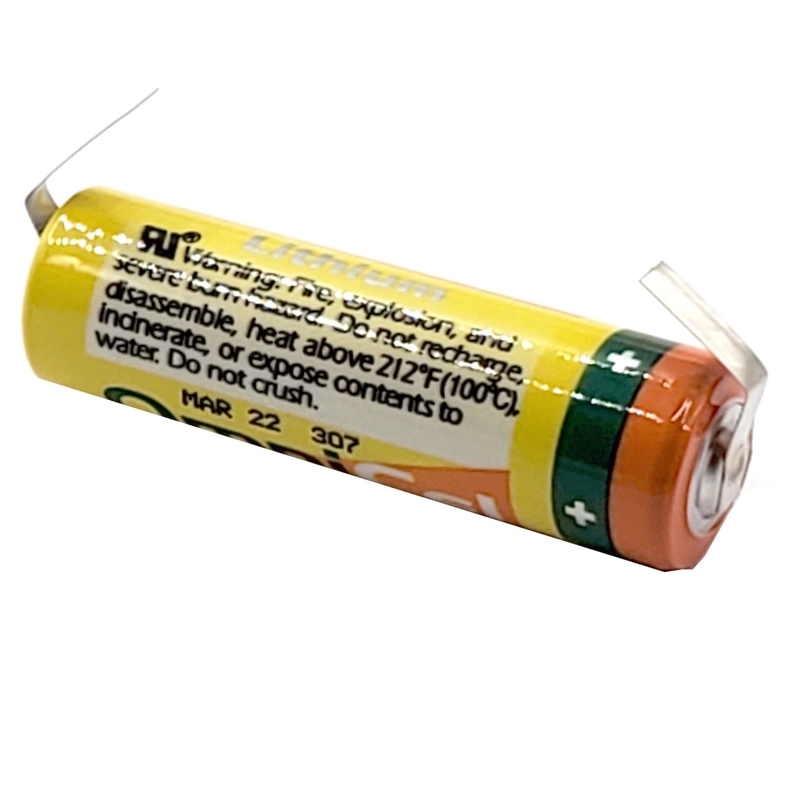 OmniCel ER14505HD 3.6V AA Lithium Battery w/ Tabs Sensors Detectors