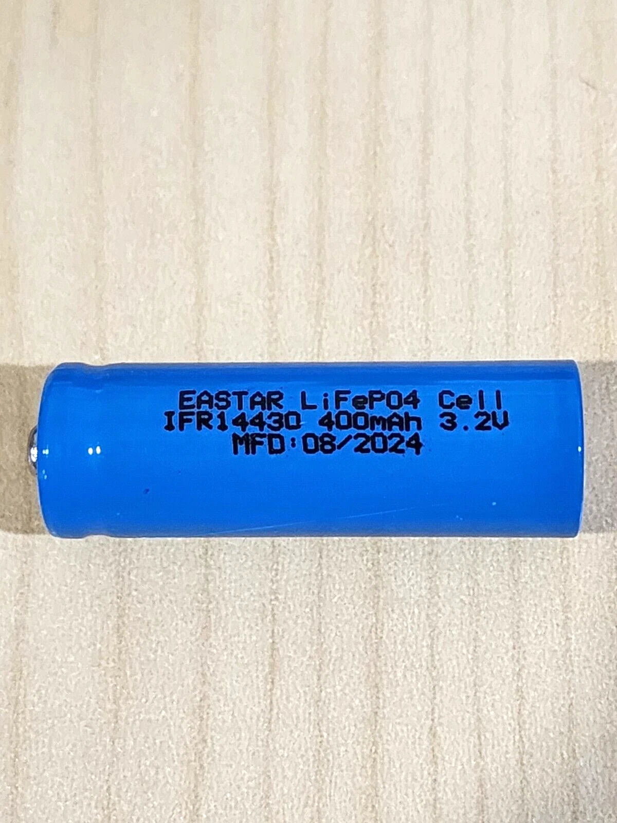 4 pc EASTAR IFR 14430 3.2v LiFePO4 RECHARGEABLE BATTERY 400mAh solar lights