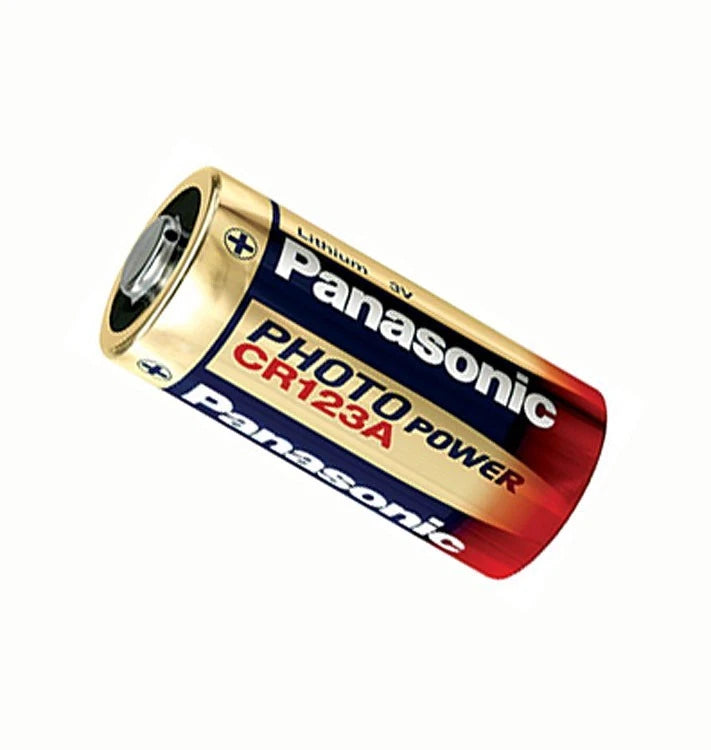 24 Panasonic CR123A 123 3V Lithium Batteries Retail Packaging Replaces EL123 K