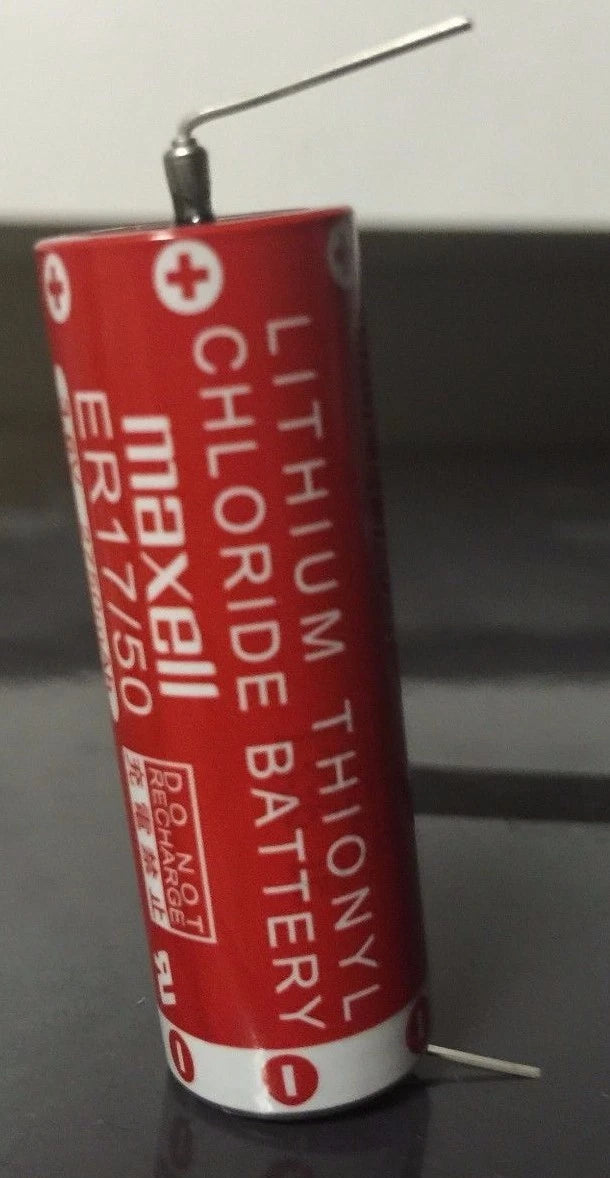 Brand New Maxell ER17/50 3.6V 2750MAH Li-ion Battery with Pins