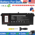 ?LOT 7FMXV Battery For Dell Latitude 5320 7320 7420 7520 9JM71 TN2GY 4M1JN 63Wh