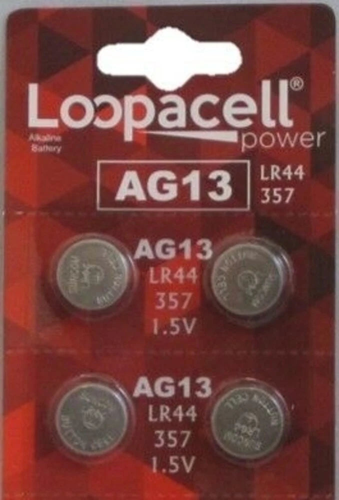 LR44 BATTERY (6 piece) LR44 357 A76 L1154 AG13 357 Alkaline Loopacell Battery