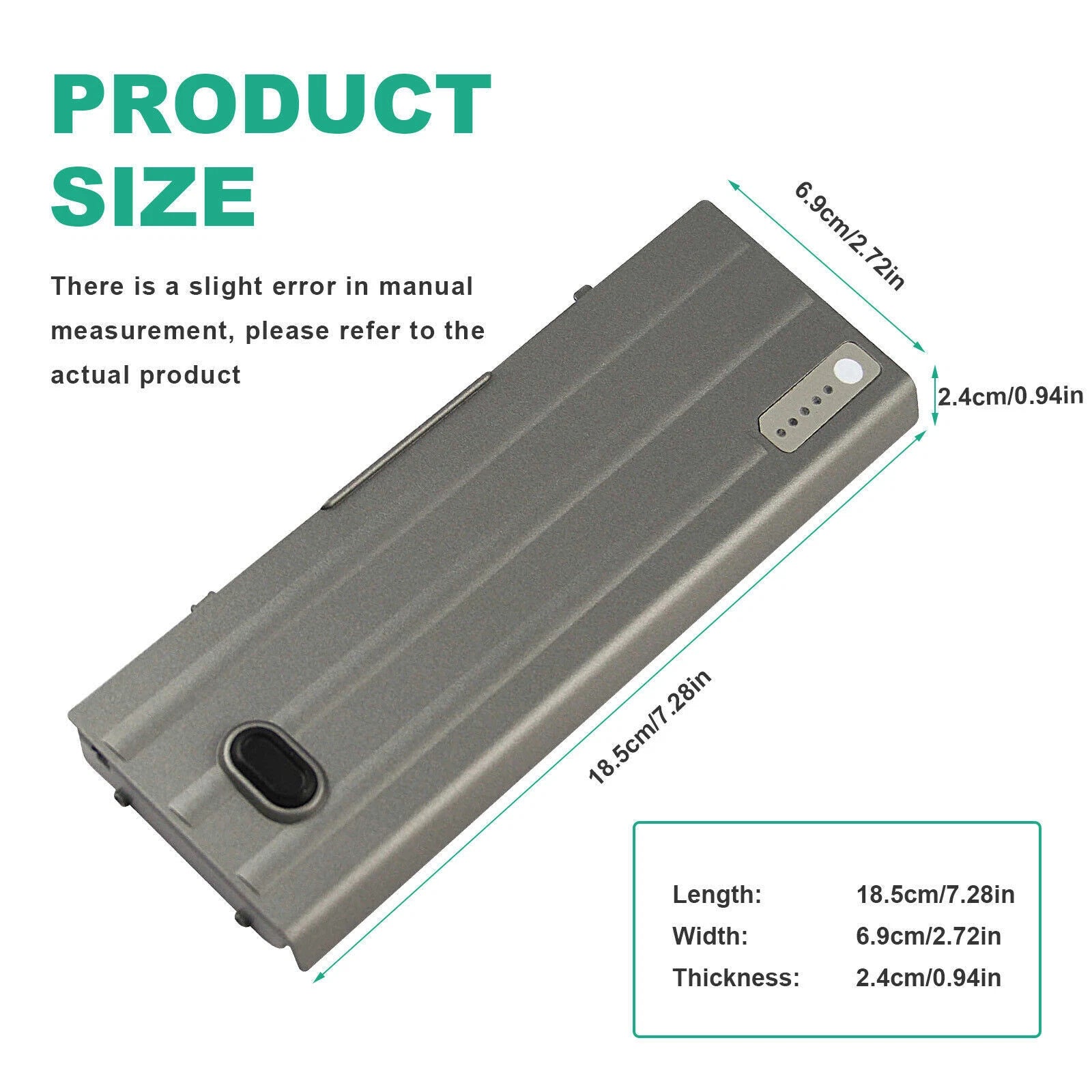 D620 Battery for Dell Latitude D630 D631 D640 M2300 TYPE PC764 TC030 58Wh