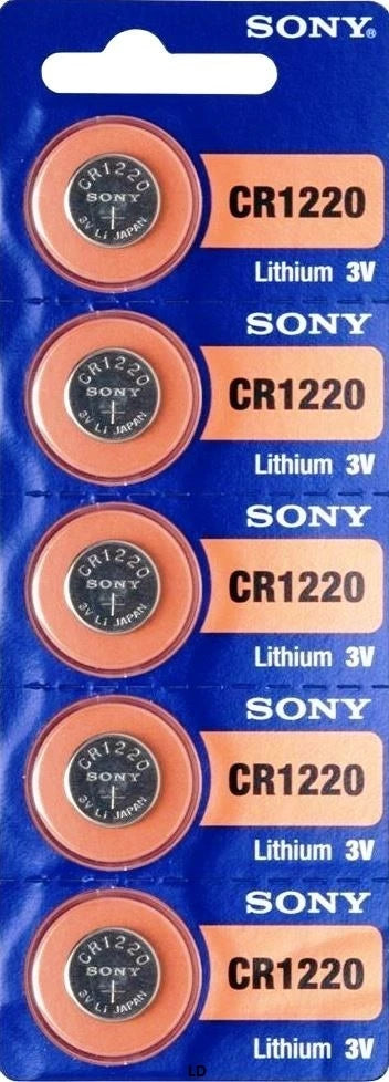 CR 1220 SONY / MURATA LITHIUM BATTERIES (1 piece) 3V Watch Authorized US Seller