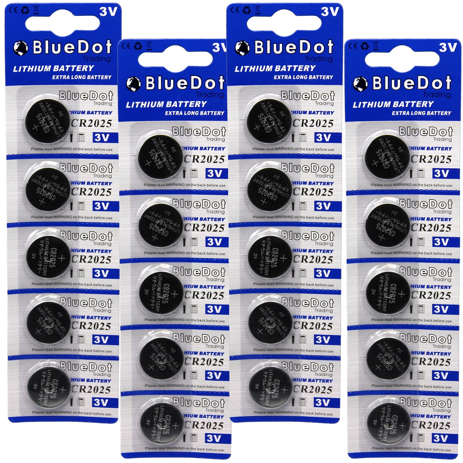 20 CR2025 CR 2025 DL2025 BR 2025 3 Volt Lithium Button Cell Battery USA US Ship