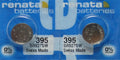 2 Original Renata SR927SW Button Batteries
