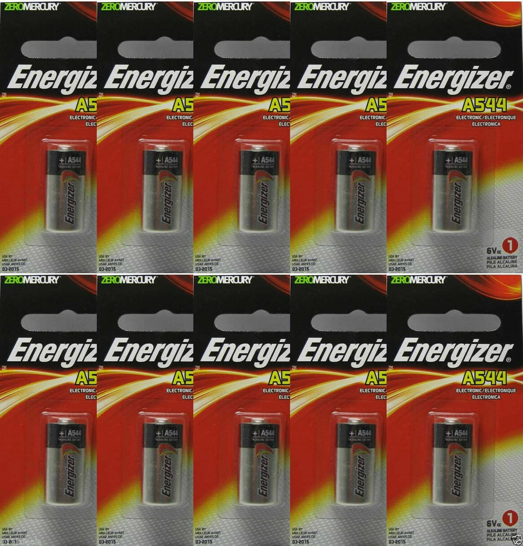 10x Energizer A544 4LR44 PX28A 476A GP476 K28L L1325 V28PX 6V Batteries