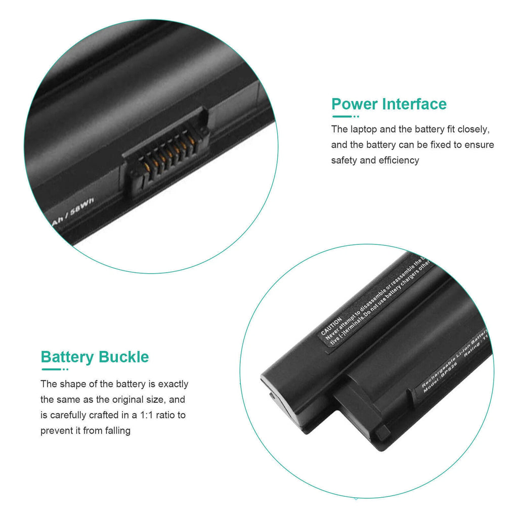 58Wh BPS26 VGP-BPS26A VGP-BPL26 Laptop Battery for SONY VAIO CA CB EG Series