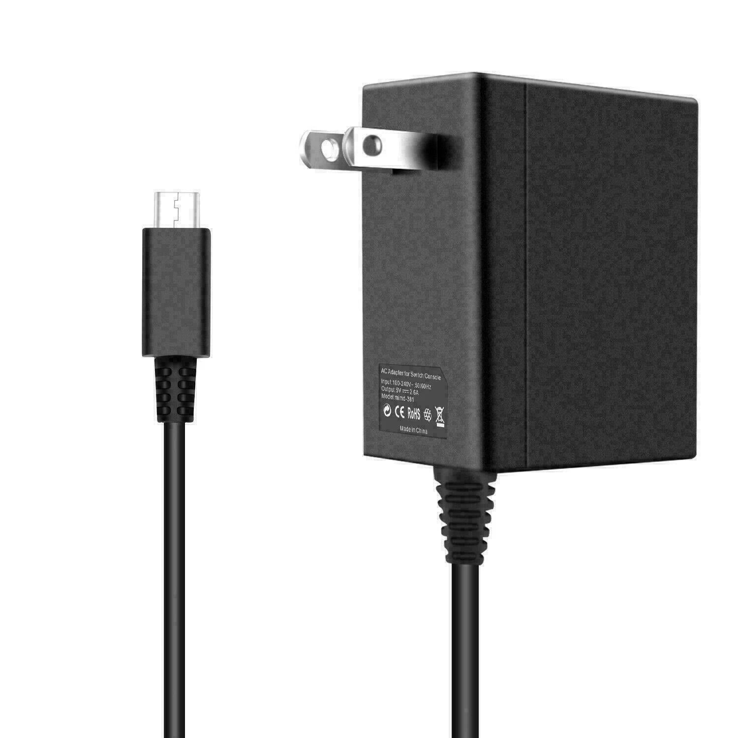 USB Type C AC Adapter Wall Fast Charger Power For NS Nintendo Switch Console US