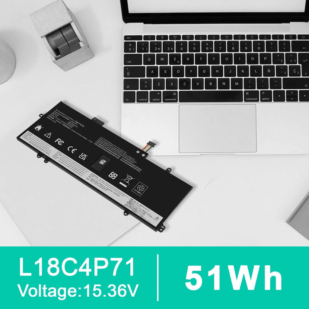 5B10W13931 for LENOVO THINKPAD X1 CARBON G7 G8 X1 Yoga 4th 5th BATTERY L18C4P71