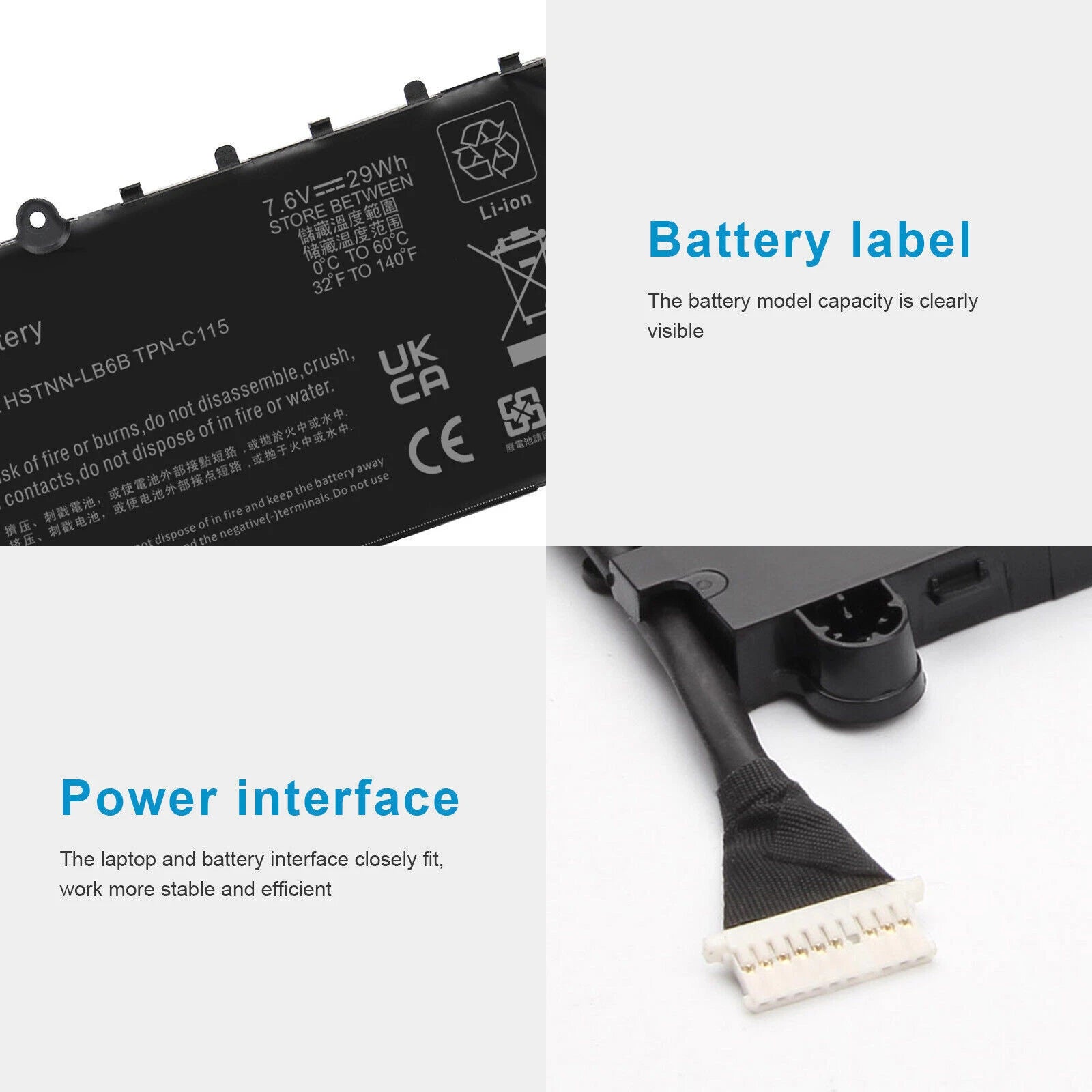 PL02XL Battery For HP Pavilion 11-n 11 X360 11-n010dx HSTNN-DB6B 751681-421 29Wh