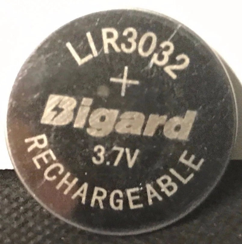 Brand New LIR3032 Rechargeable Battery w/3.7V Nominal Voltage, Sized 30 x 3.2mm