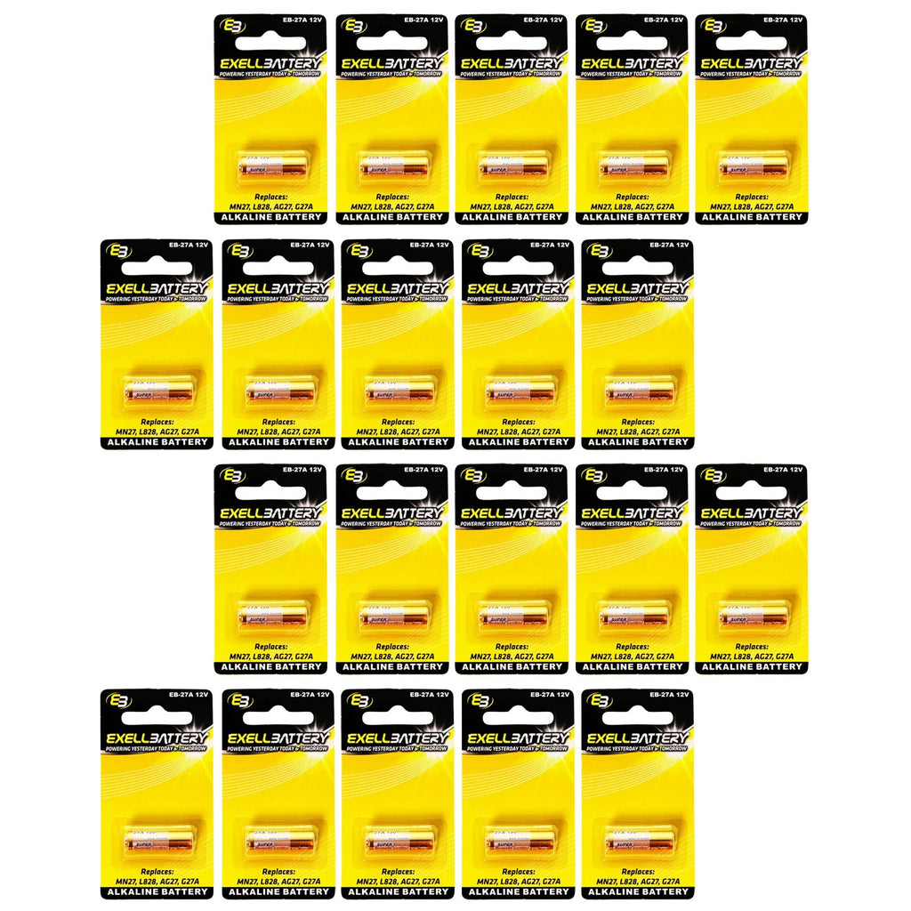 20x Alkaline 12V Battery Fits Tecmania 433MHZ Universal Garage Gate Remote