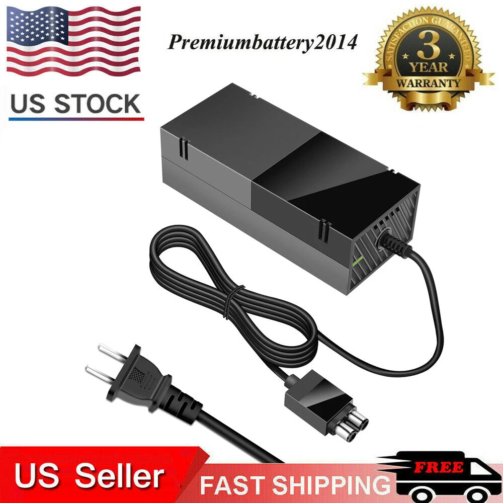 Power Supply Brick AC Adapter Cord Charger Replacement for xBox one with Cable
