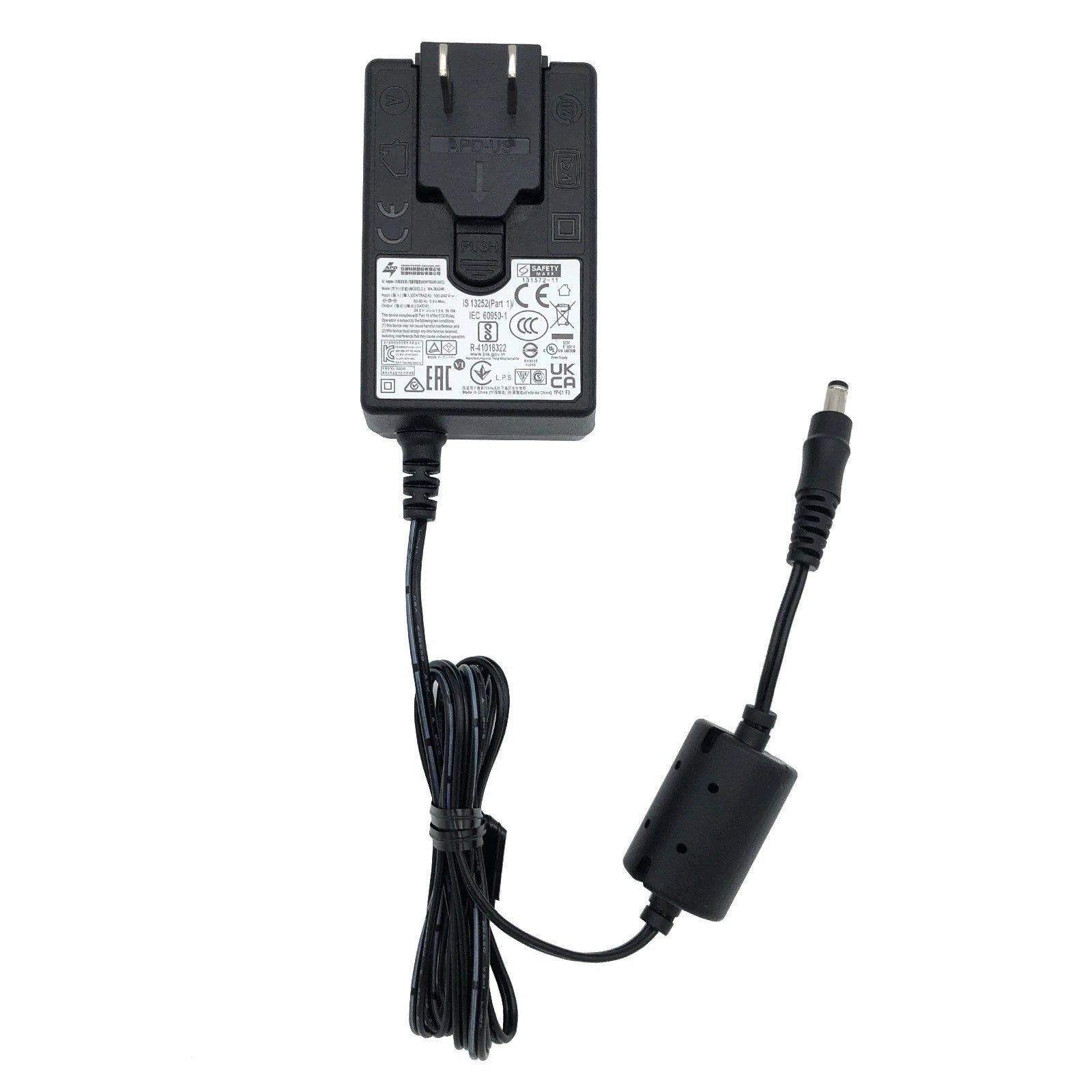 NEW Genuine APD WA-36A24R AC Adapter 24V 1.5A 36Watt Power Supply