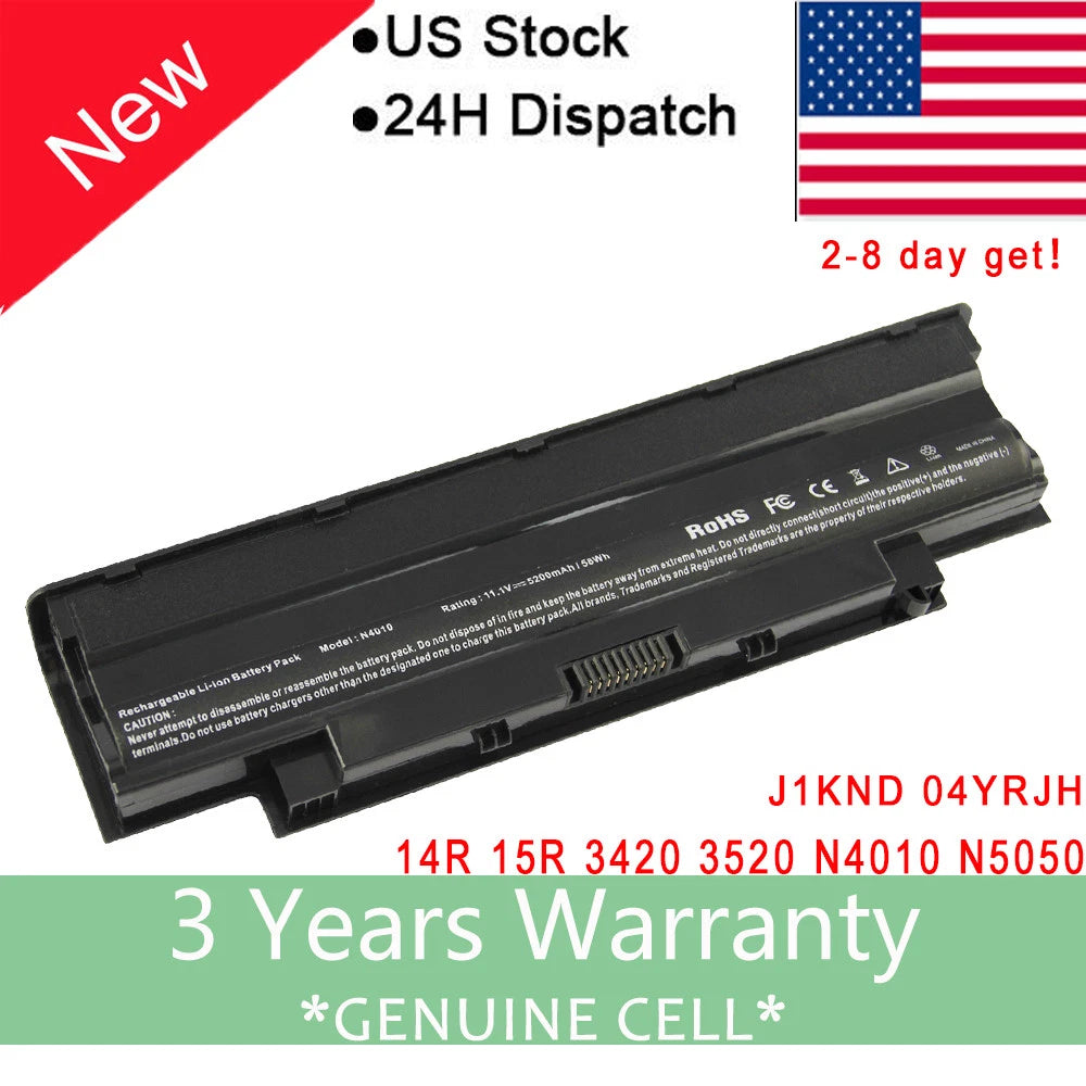 Replacement Battery For Dell Inspiron M5030 N3010 N4010 N5010 N7010 N5040 FNY