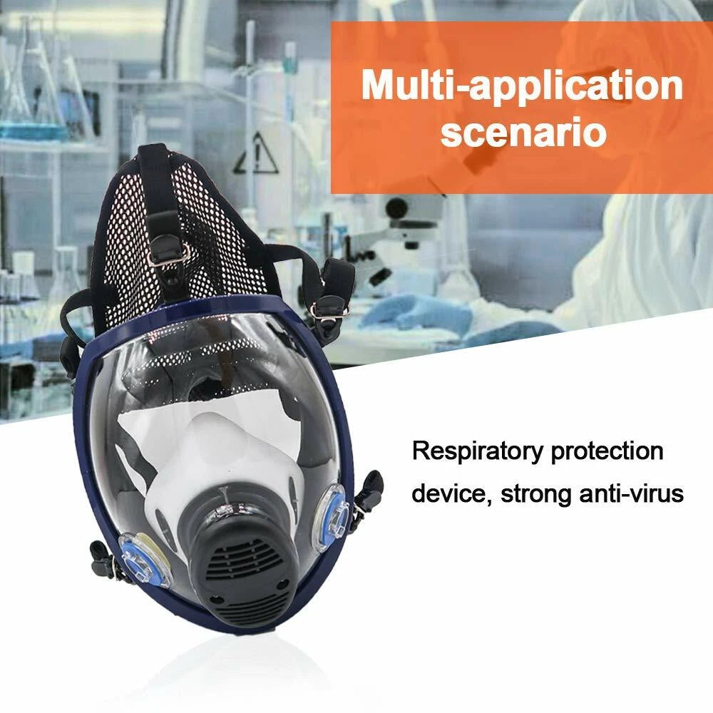Full Face Respirator 15 in 1 Gas Mask For Spraying Painting Chemicals Safety