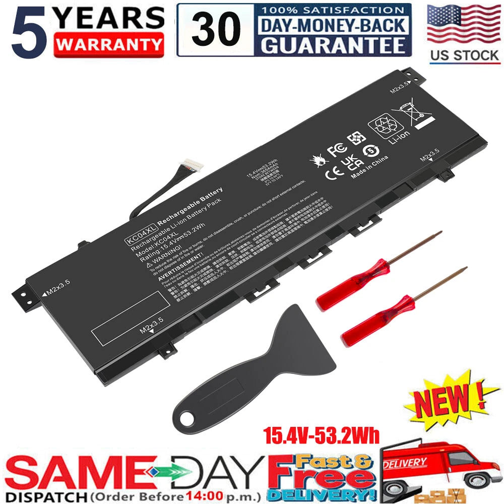 KC04XL Battery For HP Envy X360 13-AG 13-AH 13-AR 13T-AQ 13-AQ Series 53.2Wh US