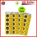 100 Toshiba CR2032 Fresh Date Stock CR2032 2032 Lithium 3V New Batteries Fresh