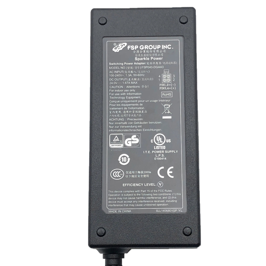 NEW Original FSP 24V AC Switching Power Adapter FSP040-DAAN2 4-Pin Plug