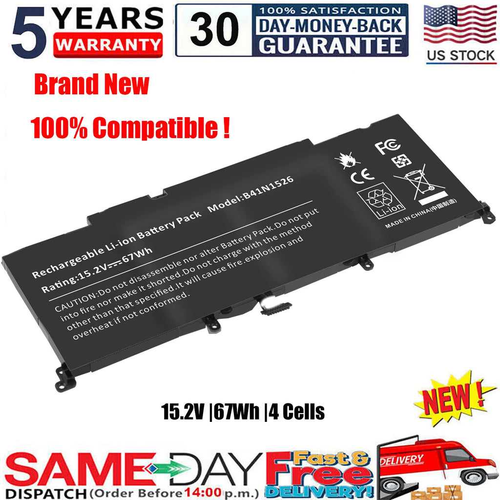 B41N1526 Laptop Battery for Asus ROG Strix GL502 GL502V GL502VT GL502VM S5 S5VM