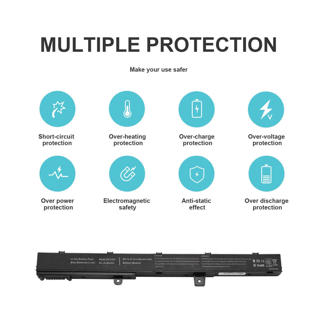 Battery for Asus X451M X451MA X551M X551MA D550M D550 A31LJ91 X45LI9C Laptop H