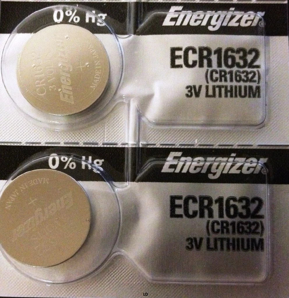 Energizer ECR1632 CR 1632 (2 piece) Lithium 3V Battery New BUY 3 GET 2 FREE!!