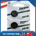 LOT 2-100 ENERGIZER 3V LITHIUM BATTERY CR2016 2016 BR2016 DL2016 Button Cell