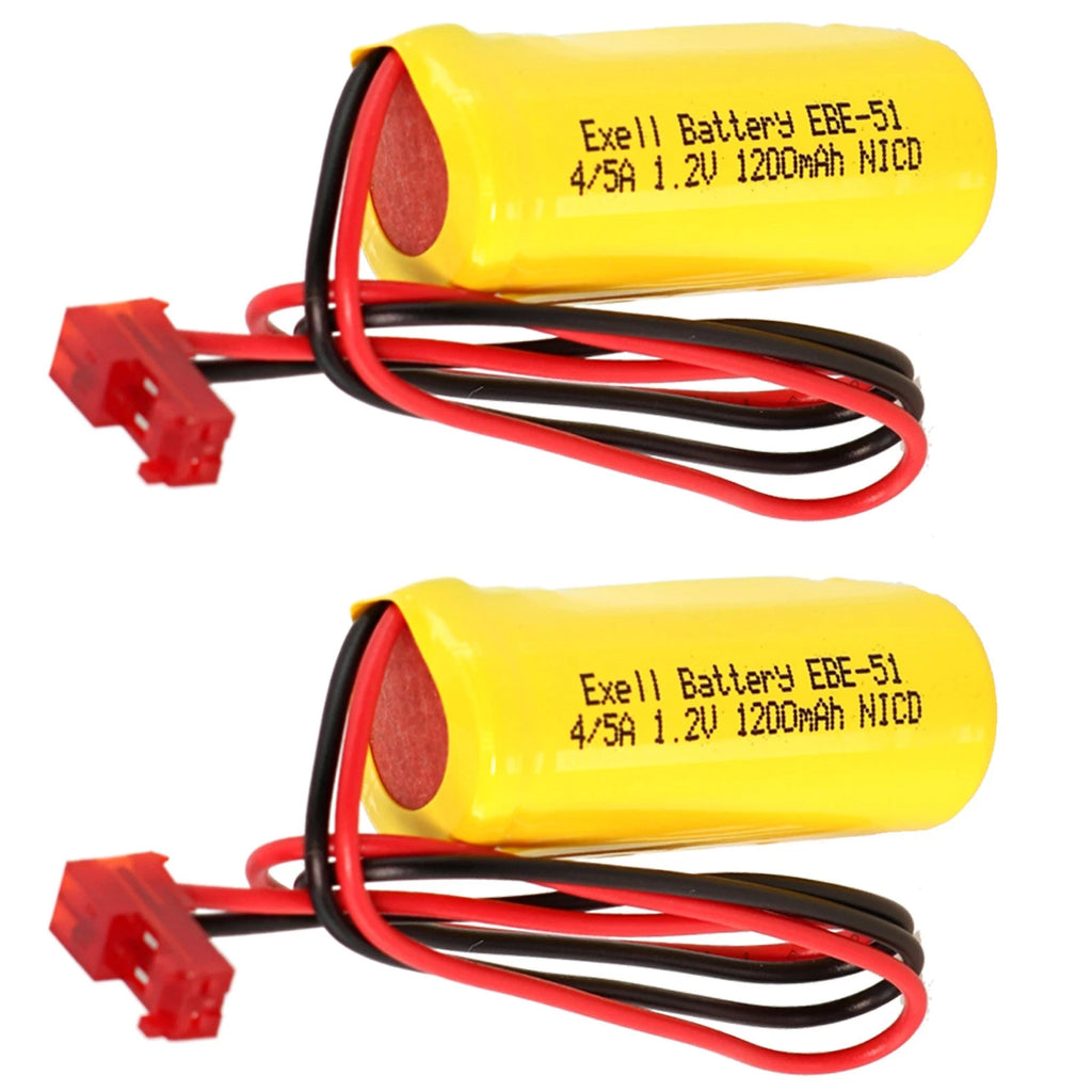 2pc Emergency Lighting Battery Saft 16440 Lithonia ELB1210N
