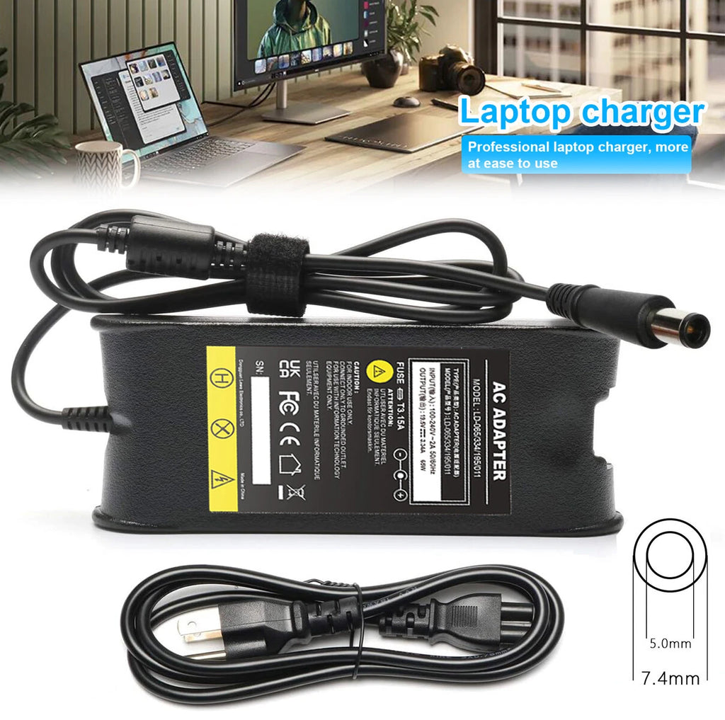 Charger For Dell Latitude D600 D610 D620 D630 E4300 E6400 E6410 E6500 AC Adapter