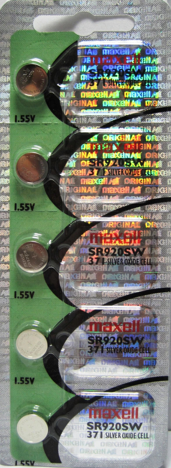 50 X 371 Maxell Watch SR920SW Batteries