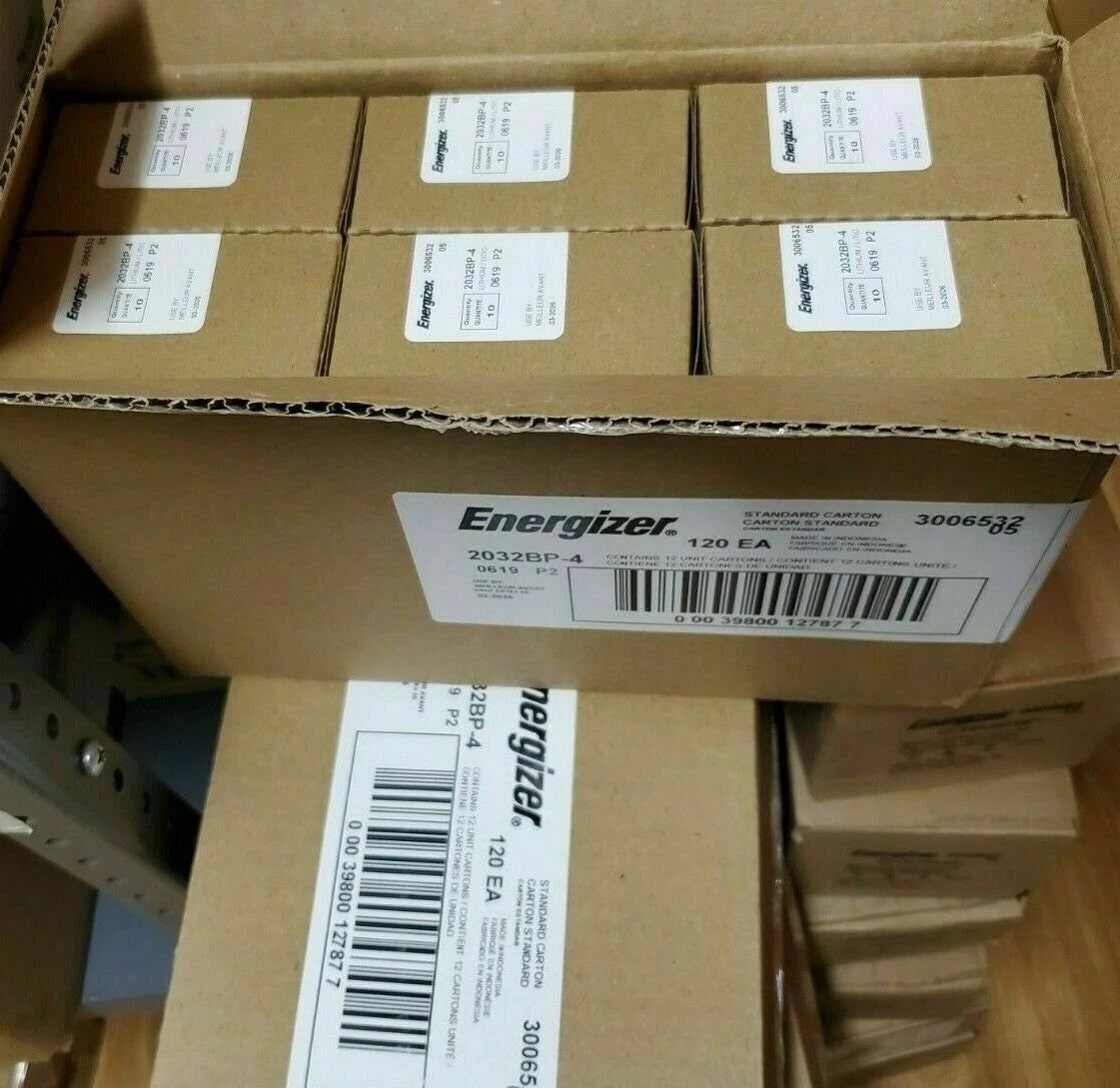 Lot of 4 Energizer ECR2032 Genuine Fresh Date CR2032 2032 Lithium 3V Batteries