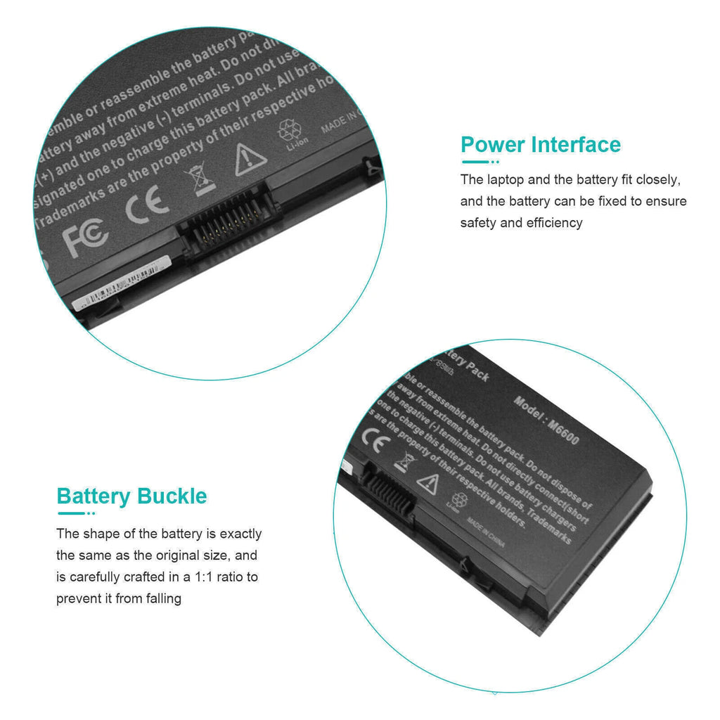 M6600 Battery for Dell Precision M4600 M4700 M4800 M6700 M6800 FV993 FJJ4W US