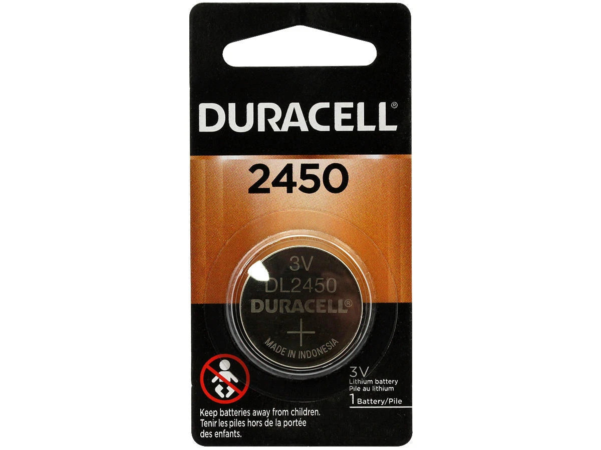 Duracel DL2450 CR2450 ECR2450 CR 2450 3V Coin Cell Lithium Button Battery